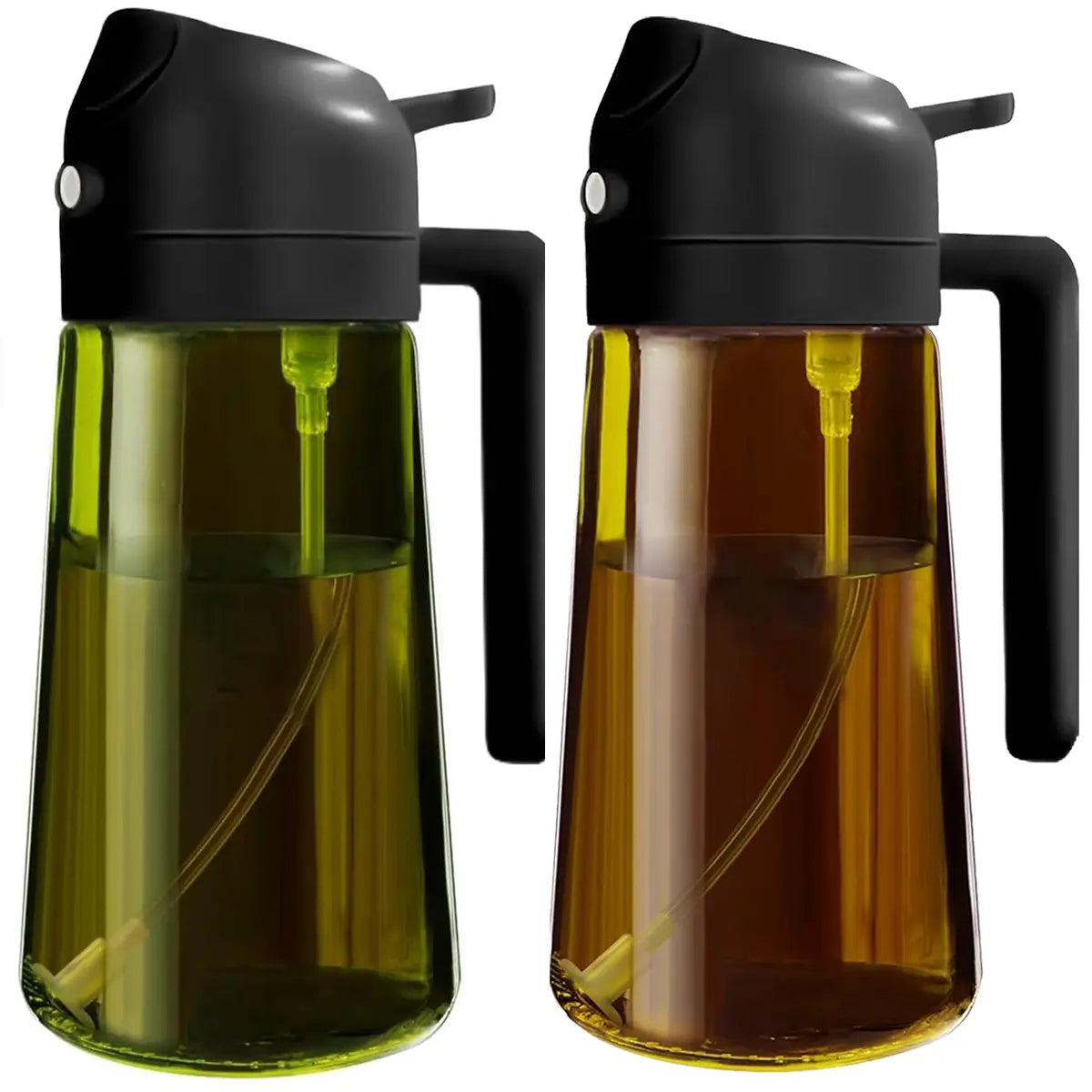 2 Count Olive Oil Sprayer Dispenser Bottle 16Oz/470Ml - Olive Oil Sprayer