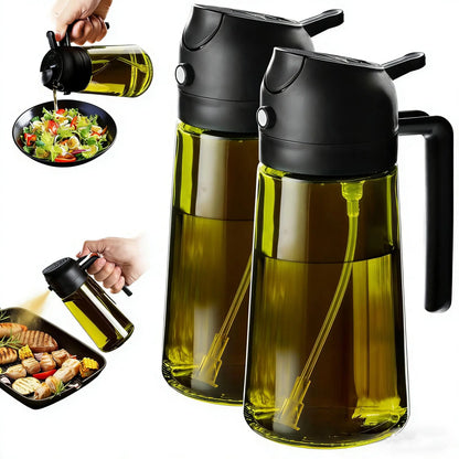 2 Count Olive Oil Sprayer Dispenser Bottle 16Oz/470Ml - Olive Oil Sprayer