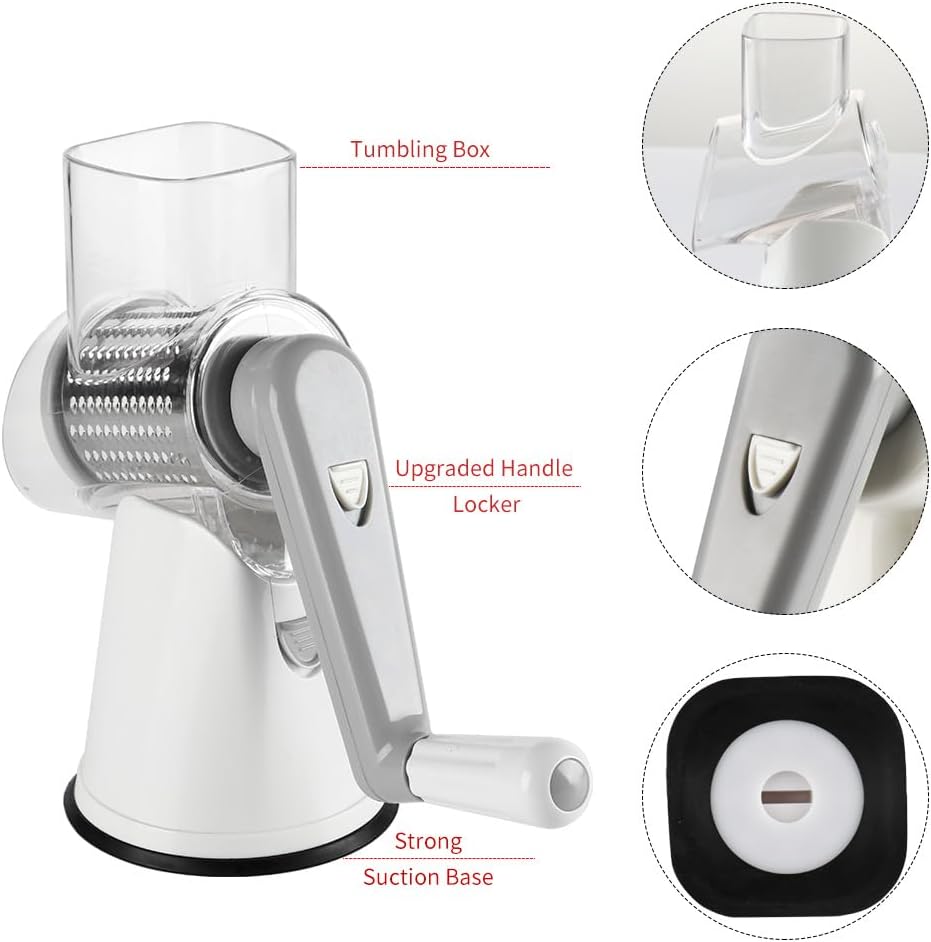 Rotary Cheese and Vegetable Grater