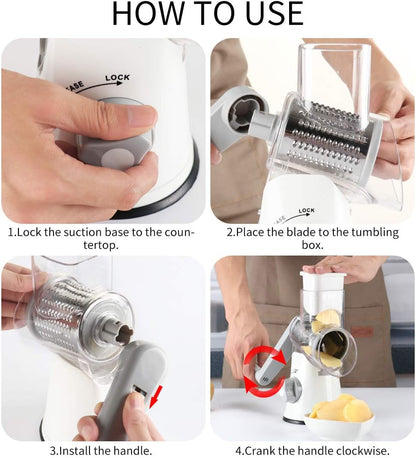 Rotary Cheese and Vegetable Grater