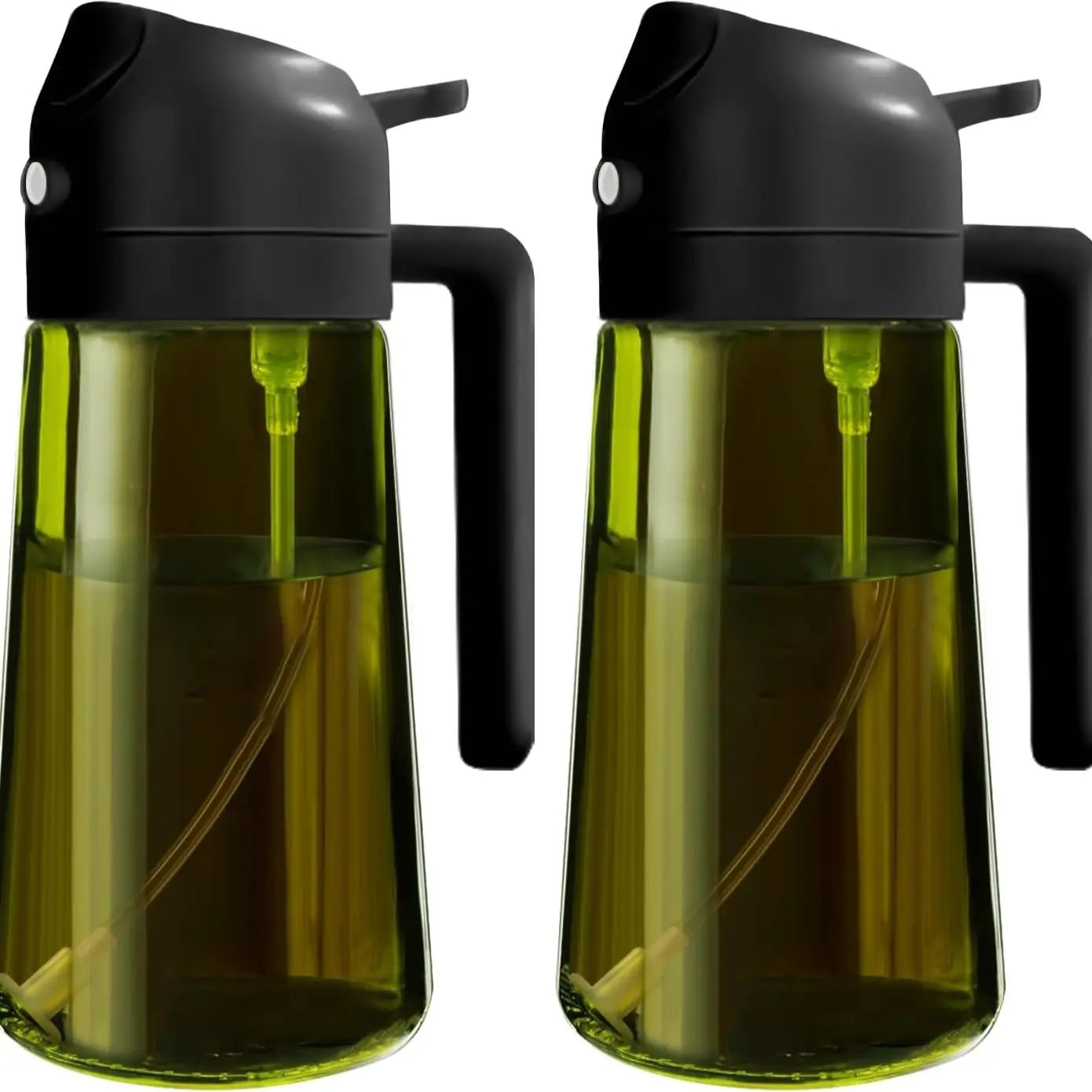 2 Count Olive Oil Sprayer Dispenser Bottle 16Oz/470Ml - Olive Oil Sprayer