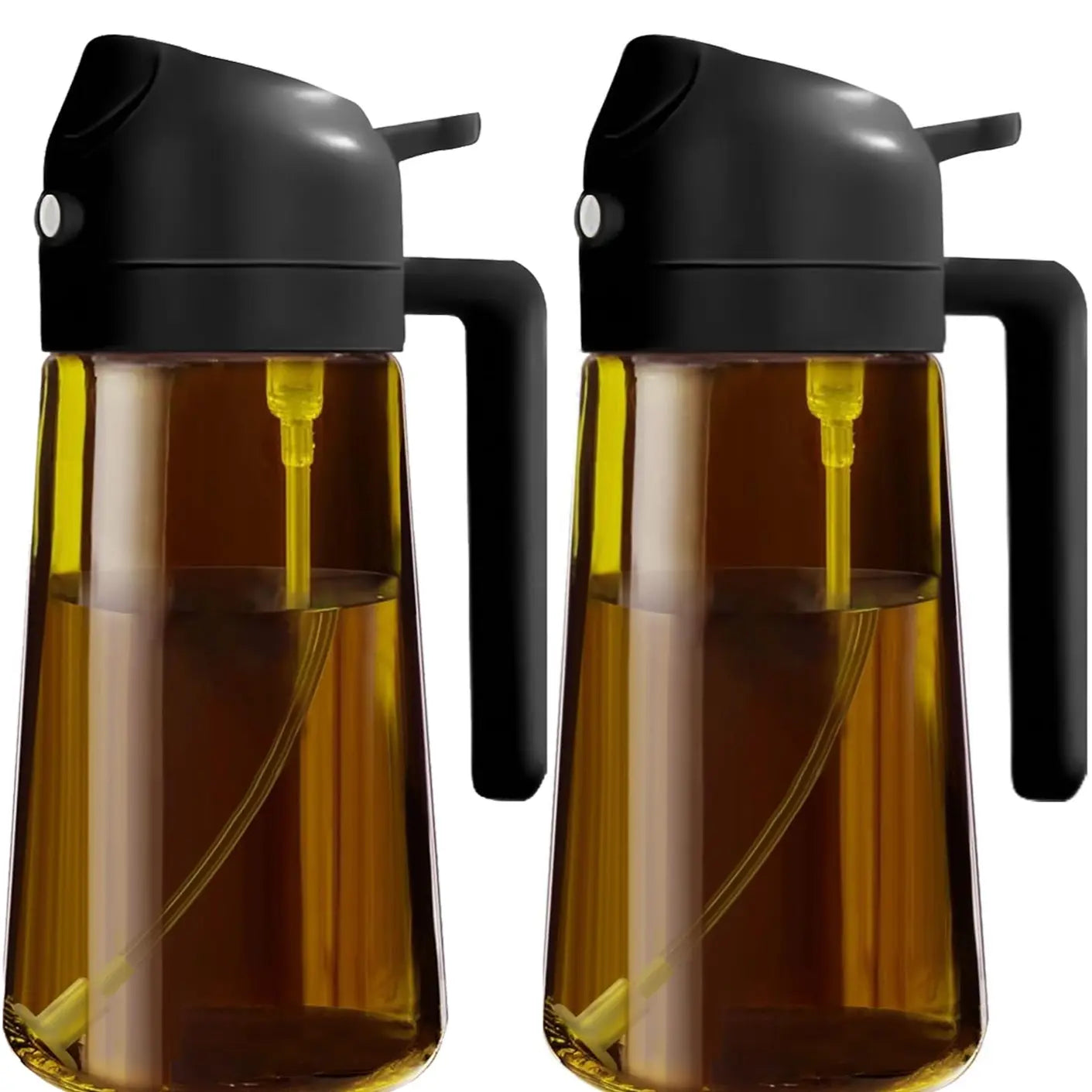 2 Count Olive Oil Sprayer Dispenser Bottle 16Oz/470Ml - Olive Oil Sprayer